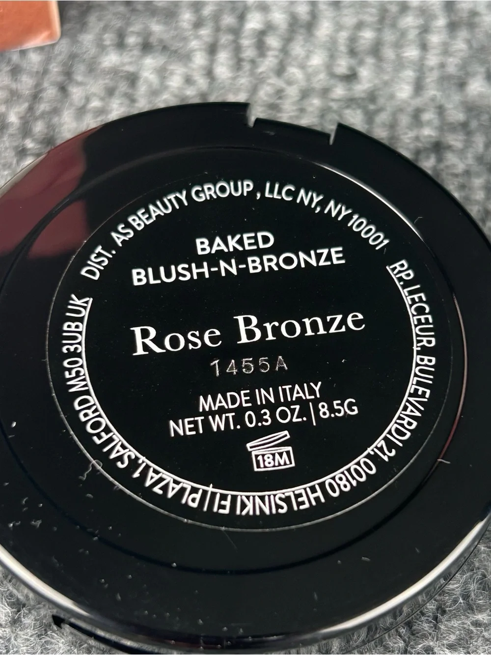 Laura Geller Baked Blush N Bronze Marbleized 2 in 1 ROSE BRONZE Natural Finish